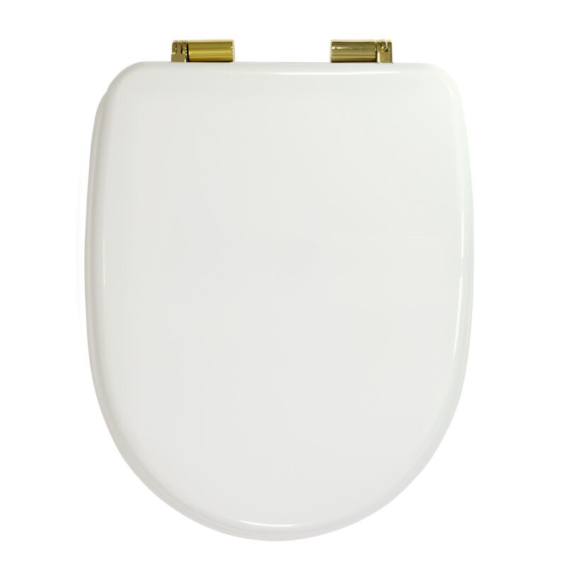 Изображение товара Сиденье для унитаза Migliore Gianeta 20954 белое с золотой фурнитурой