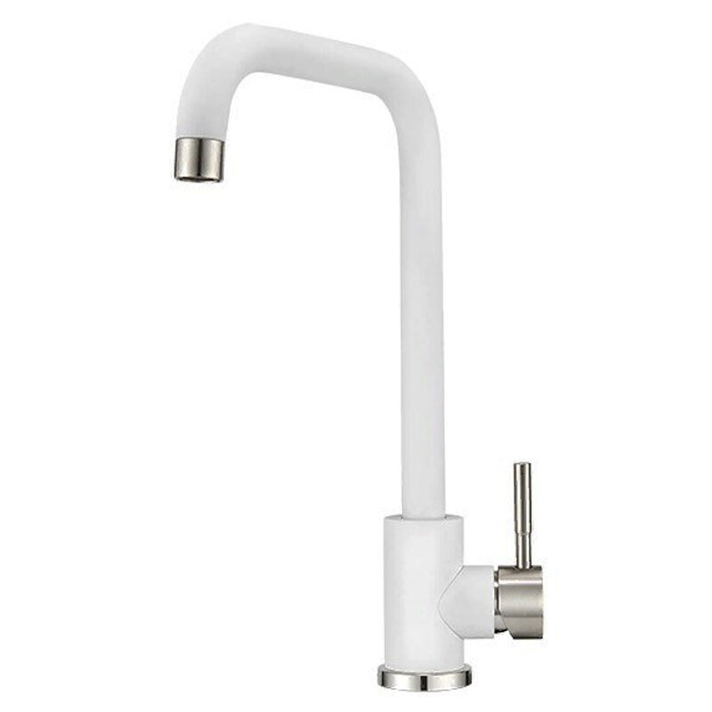 Изображение товара Смеситель Granula ST-4033 для кухонной мойки белый