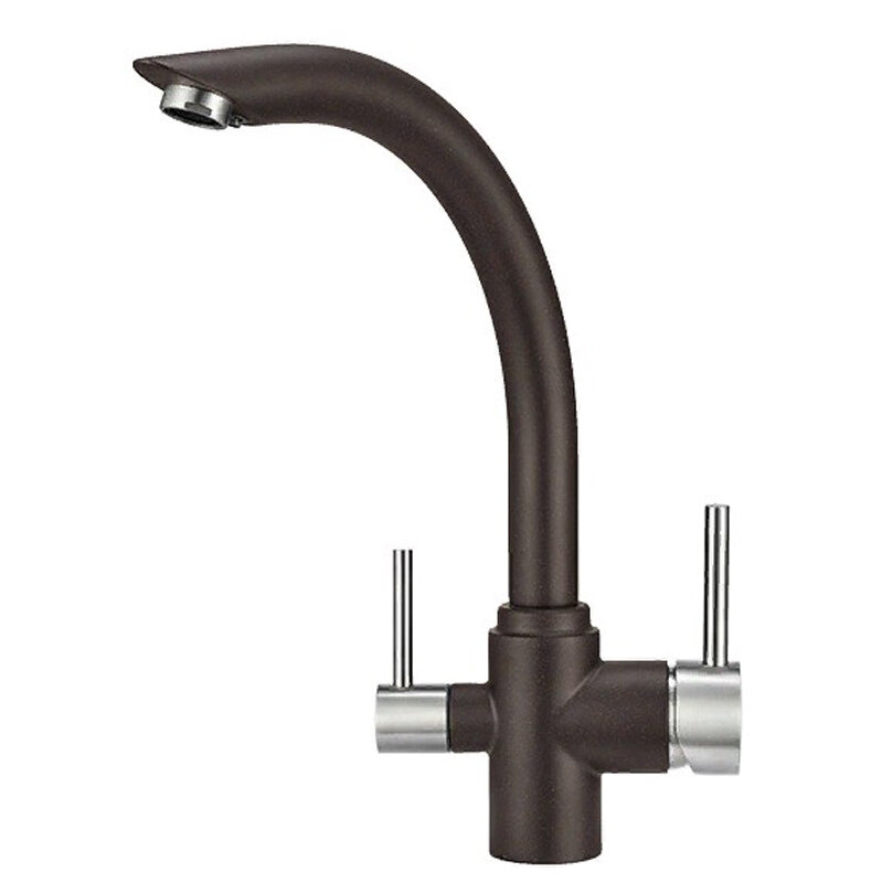 Изображение товара Смеситель Granula GR-2304 2304es, для кухонной мойки, с подключением к фильтру, эспрессо