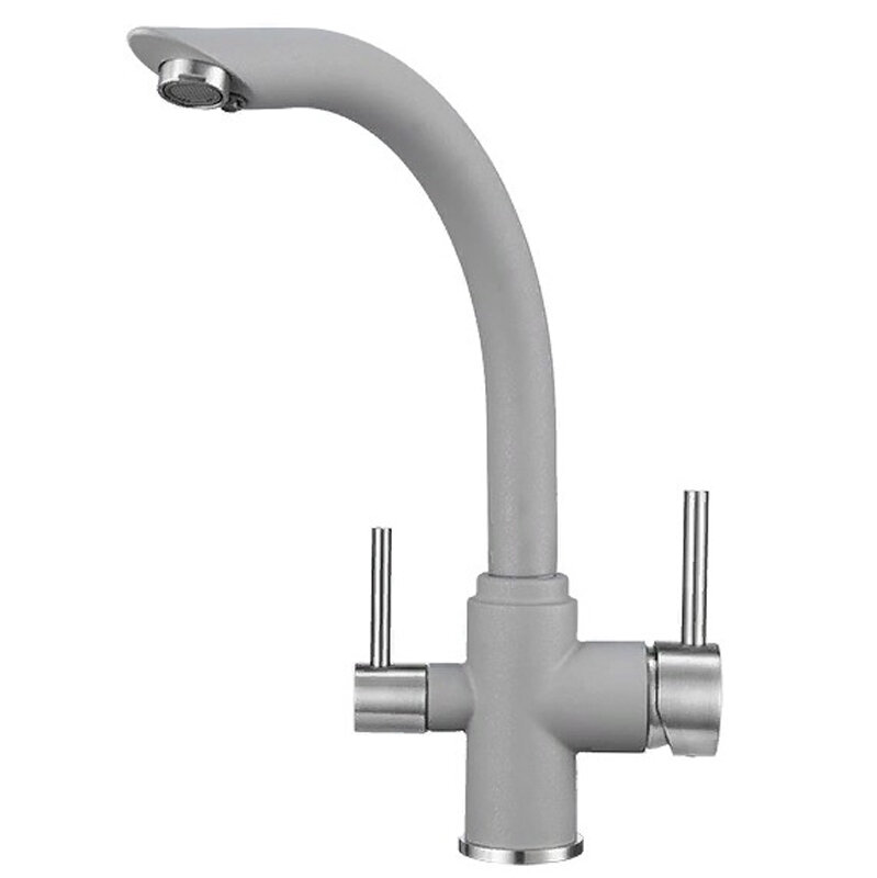 Изображение товара Смеситель для кухонной мойки Granula GR-2304 2304al с подключением к фильтру