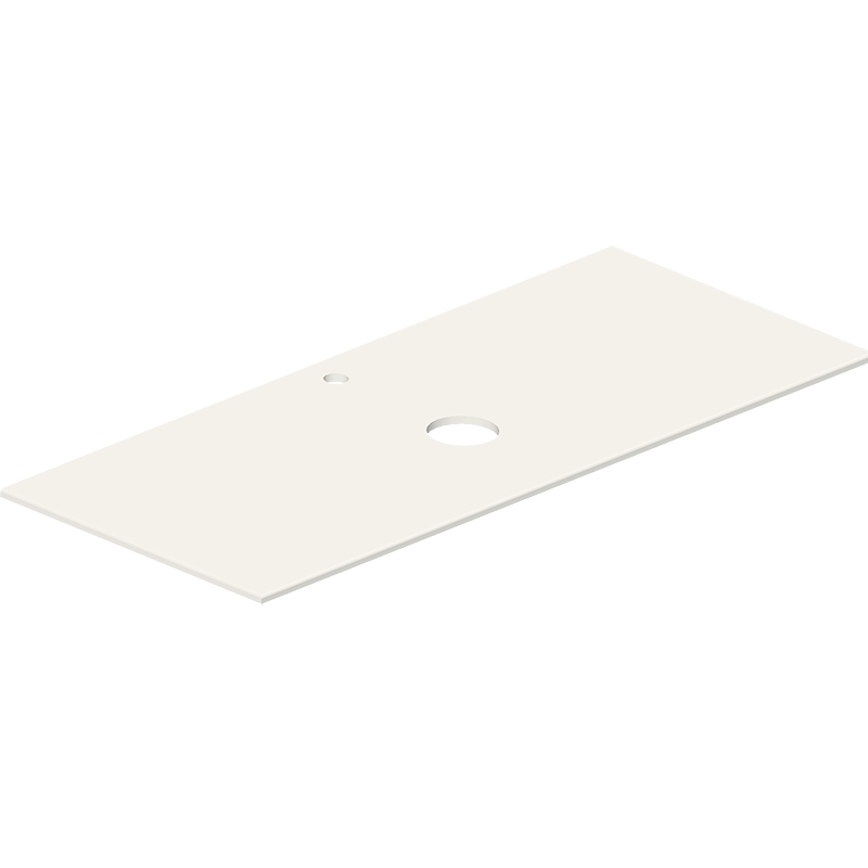 Изображение товара Столешница Radostone Celesta SKON41205 120.5 крем кварцовая матовая для ванной