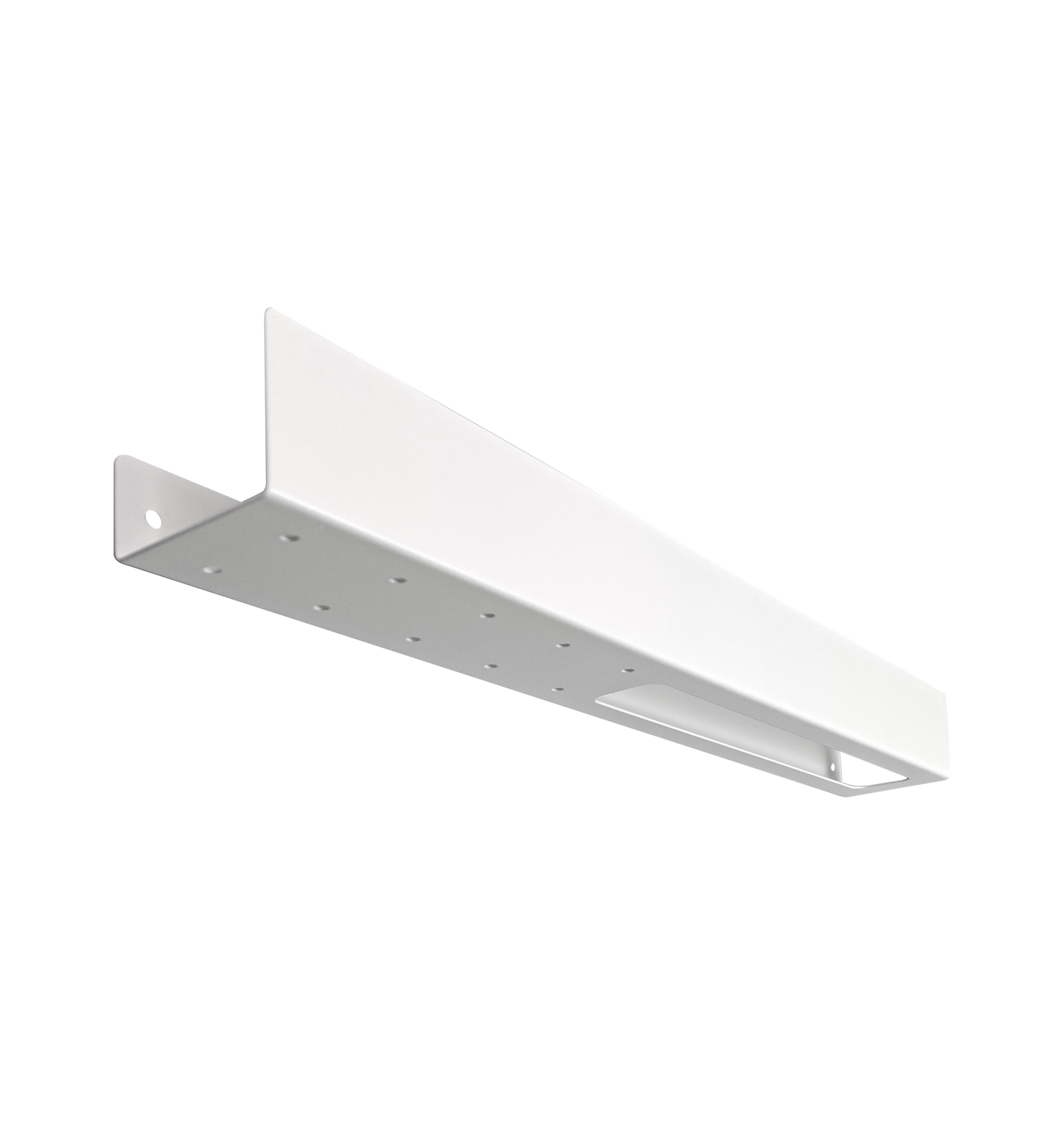 Изображение товара Полка для ванной с держателем под полотенце MySpace Loft SHTO-6003WM, цвет белый матовый