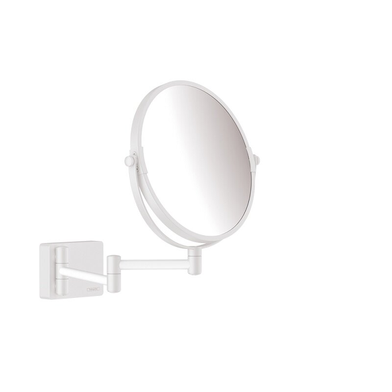 Изображение товара Косметическое зеркало Hansgrohe AddStoris 41791700 настенное белое матовое