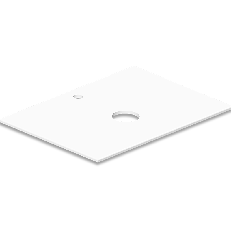 Изображение товара Столешница Radostone Celesta 70.5 см белый искусственный камень влагостойкая