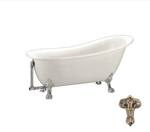 Изображение товара Ванна акриловая BelBagno, отдельностоящая, ножки бронза Eagle, BB06-1700/BB-LEG-EAGLE-BRN/B06-SUP Изображение товара Ванна акриловая BelBagno, отдельностоящая, ножки бронза Eagle, BB06-1700/BB-LEG-EAGLE-BRN/B06-SUP
