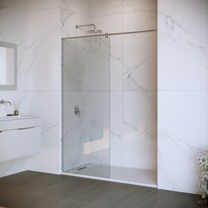 Изображение товара Душевая перегородка RGW WA-034 Walk In, в нишу 200 см, стекло прозрачное 80 см, профиль хром, 351003408-11