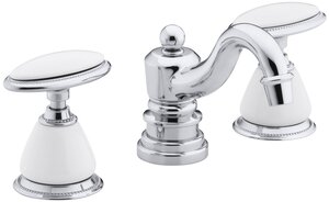 Изображение товара Смеситель Kohler Antique для раковины хром высокий стиль ретро