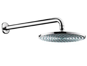 Изображение товара Верхний душ Hansgrohe Raindance S, 27474000, 24х24 см, 1 режим струи, с держателем, хром Изображение товара Верхний душ Hansgrohe Raindance S, 27474000, 24х24 см, 1 режим струи, с держателем, хром