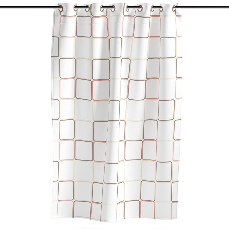 Изображение товара Штора для ванной MySpace Quadro 200x240 см белая с водоотталкивающей пропиткой