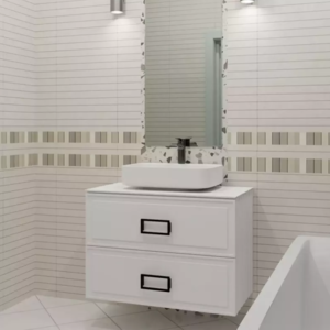 Изображение товара Тумба под раковину La Fenice Cubo Bianca 100 см подвесная белый матовый