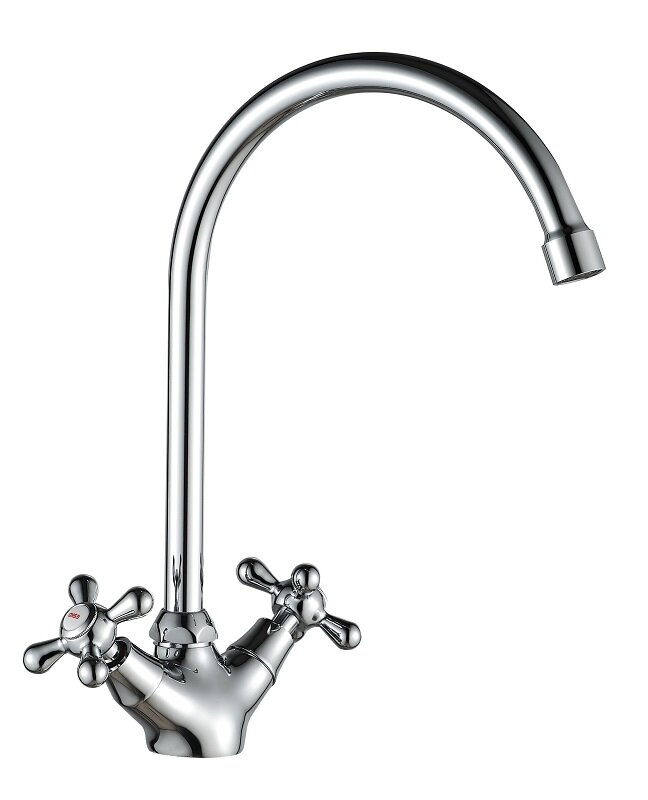 Изображение товара Смеситель Esko Vienna VN 06-2 для кухни с поворотным изливом 19.4 см, хром