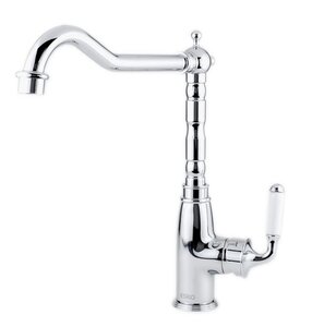 Изображение товара Смеситель Esko Florence FR 03 C, для кухни, цвет хром/белый