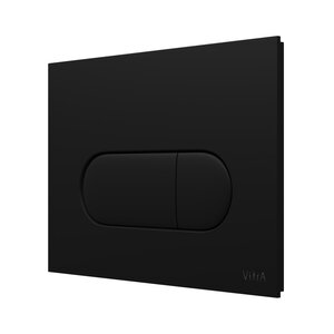 Изображение товара Клавиша смыва для инсталляции Vitra Root Round 740-2211, механическая, черная матовая