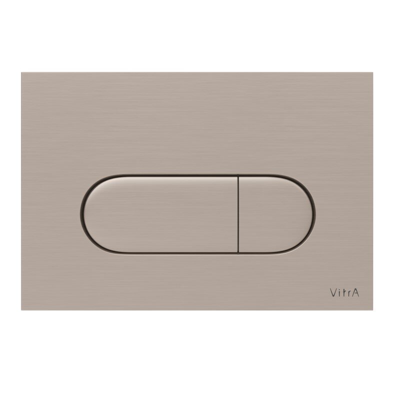 Изображение товара Клавиша смыва для унитаза Vitra Root Round 740-2295 механическая никель Турция