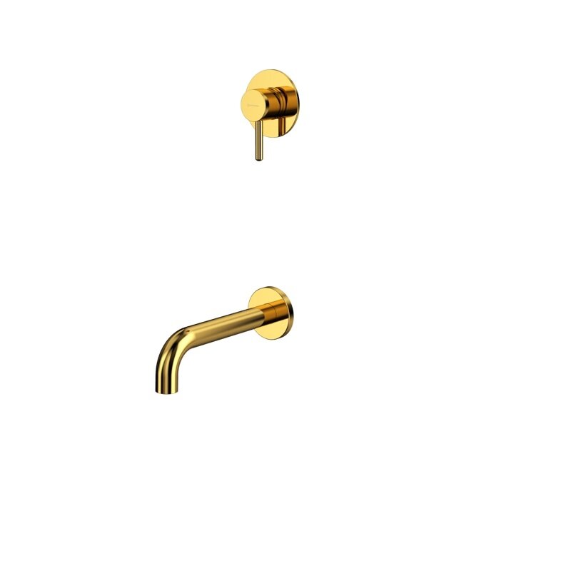 Изображение товара Смеситель для ванны и душа Whitecross Y gold встраиваемый 224 мм