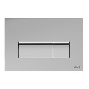 Изображение товара Клавиша смыва Vitra Root Square механическая хром для унитаза 740-2380