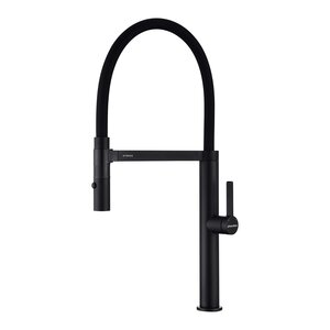 Изображение товара Смеситель Paulmark Leader Le214101-AN для кухонной мойки гибким изливом, антрацит