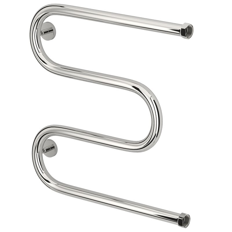 Изображение товара Полотенцесушитель водяной Сунержа М-образный+, высота 50 см, ширина 50 см, боковое подключение 50 см, цвет хром, 00-4007-5050