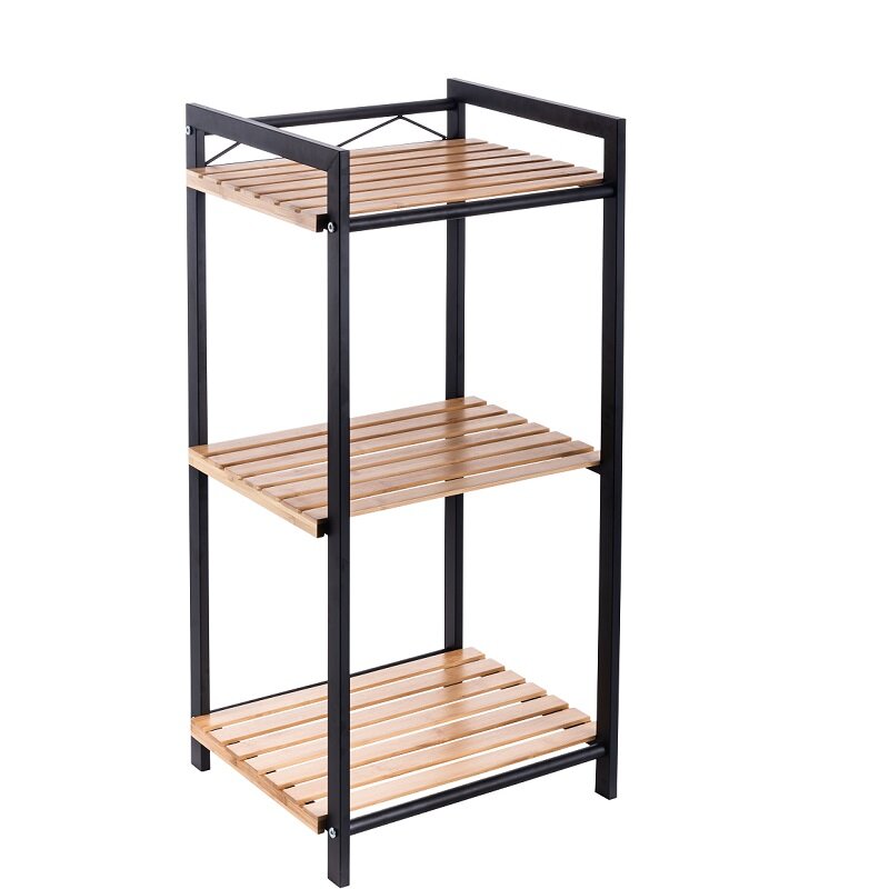 Изображение товара Стеллаж для хранения MySpace черный бамбук 34х38х78 см