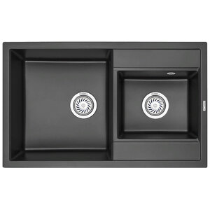 Изображение товара Кухонная мойка Granula GR-8201 8201tr из искусственного камня, угловая, 82x50 см