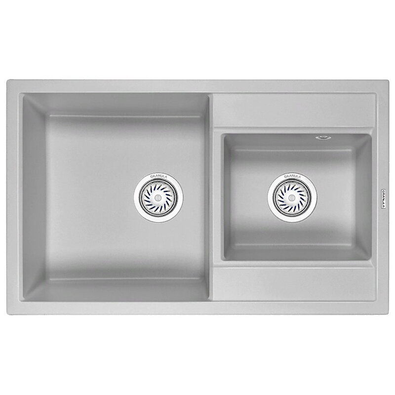 Изображение товара Кухонная мойка Granula GR-8201 сланец 82x50 см с встроенным измельчителем