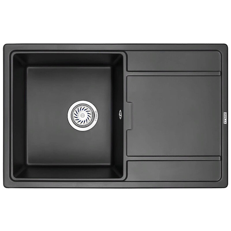 Изображение товара Кухонная мойка Granula GR-7804 7804tr из кварца турмалин установка сверху