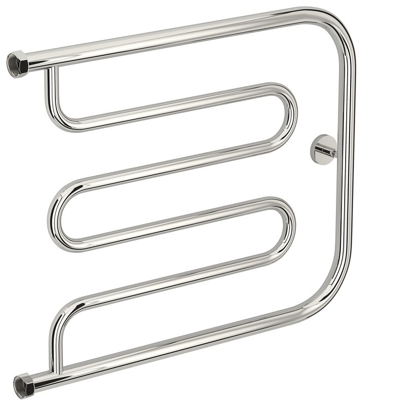 Изображение товара Водяной полотенцесушитель Сунержа Лира+ 65 см хром нержавеющая сталь
