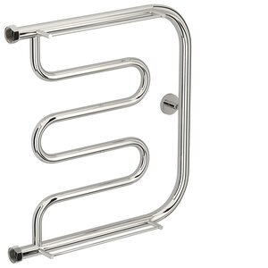 Изображение товара Полотенцесушитель водяной Сунержа Лира+, ширина 50 см, высота 50 см, боковое подключение 50 см, 2 полки, цвет хром, 00-4012-5050