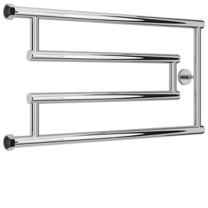 Изображение товара Полотенцесушитель водяной Сунержа High-Tech G+, ширина 65 см, высота 32 см, боковое подключение 32 см, цвет хром, 00-4051-3265