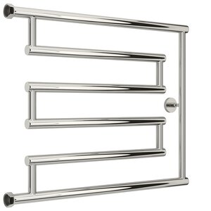 Изображение товара Полотенцесушитель водяной Сунержа High-Tech L+, ширина 65 см, высота 50 см, боковое подключение 50 см, цвет хром, 00-4052-5065