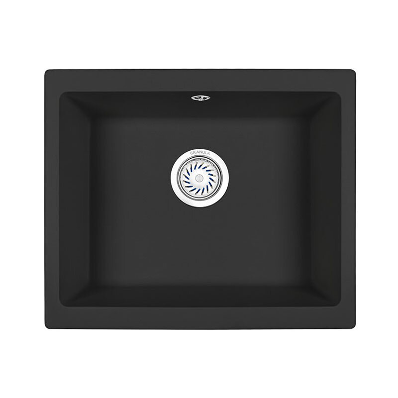 Изображение товара Кухонная мойка Granula GR-5551 из кварца, цвет турмалин, 55 x 46 см Изображение товара Кухонная мойка Granula GR-5551 из кварца, цвет турмалин, 55 x 46 см