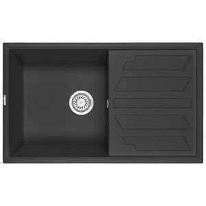 Изображение товара Кухонная мойка Granula GR-8601 8601tr из искусственного камня черная с крылами