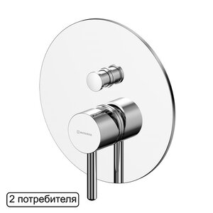 Изображение товара Смеситель Whitecross Y chrome Y1235CR для душа, цвет хром