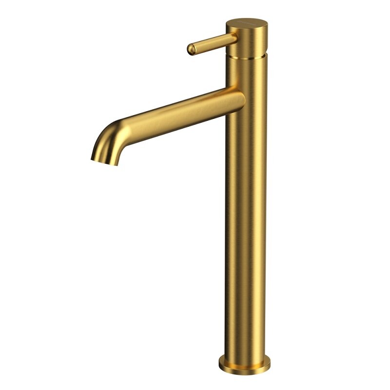 Изображение товара Современный смеситель для раковины Whitecross Y brushed gold Y1212GLB 5 лет гарантии