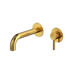 Изображение товара Смеситель для раковины Whitecross Y brushed gold Y1216GLB в стиле брашированное золото