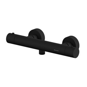 Изображение товара Смеситель Whitecross Y black Y1246BL для душа, термостатический, на 1 потребителя, цвет черный матовый