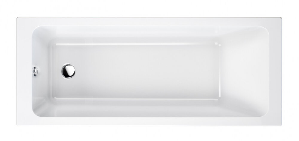 Изображение товара Акриловая ванна Roca Leon 170х70 белая встраиваемая/приставная