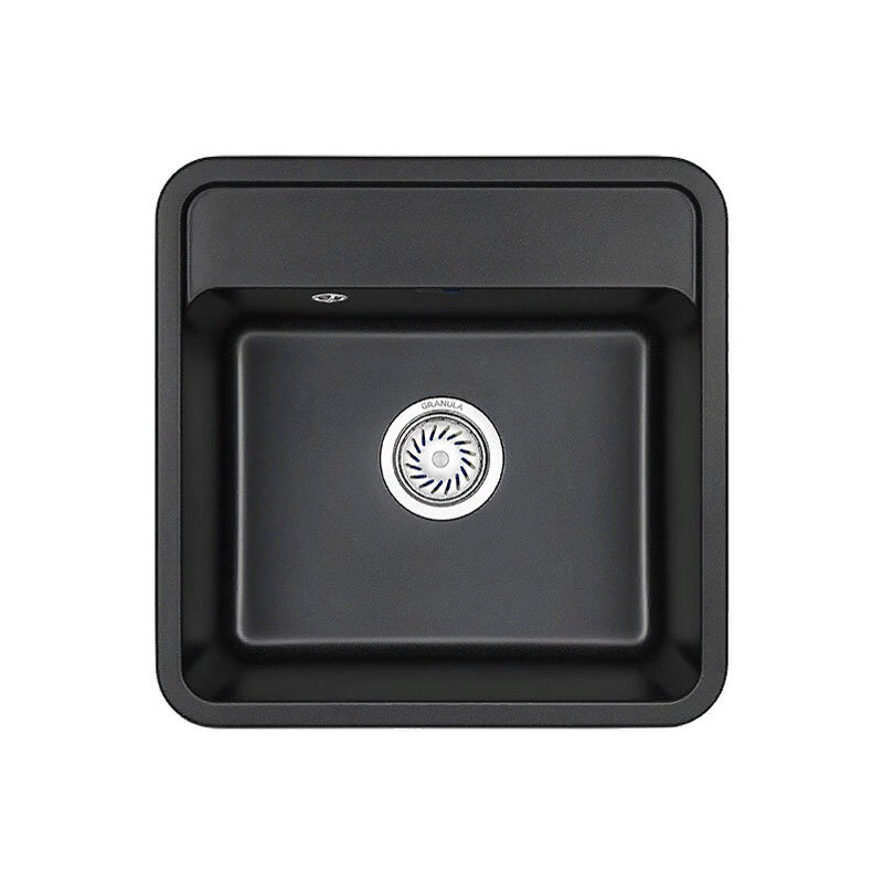 Изображение товара Кухонная мойка Granula ST-5001, черный, 50x50 см