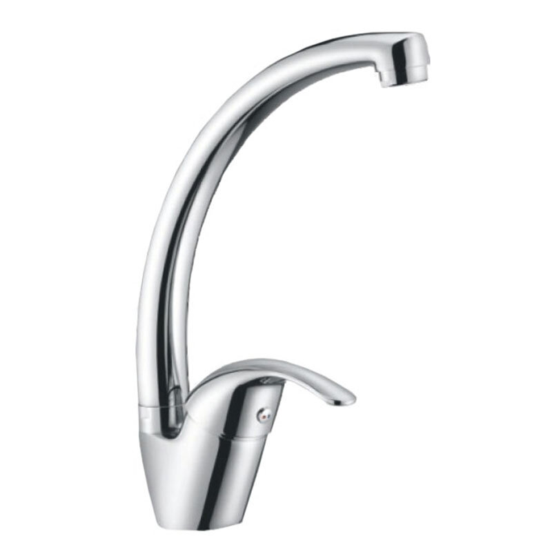 Изображение товара Смеситель для кухни Oulin OL-8000 хром однорычажный поворотный излив Германия