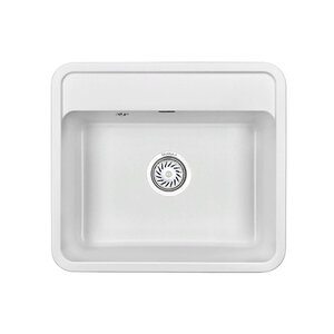 Изображение товара Кухонная мойка Granula ST-5601 5601wh белая встроенная 56х50 см