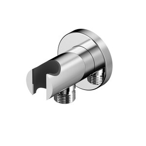 Изображение товара Шланговое подключение Whitecross Y chrome Y1005CR, с держателем, цвет хром