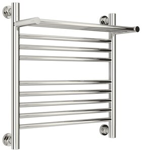 Изображение товара Полотенцесушитель водяной Сунержа Богема+ с полкой, ширина 50 см высота 50 см, универсальное подключение, хром, 00-0223-5050