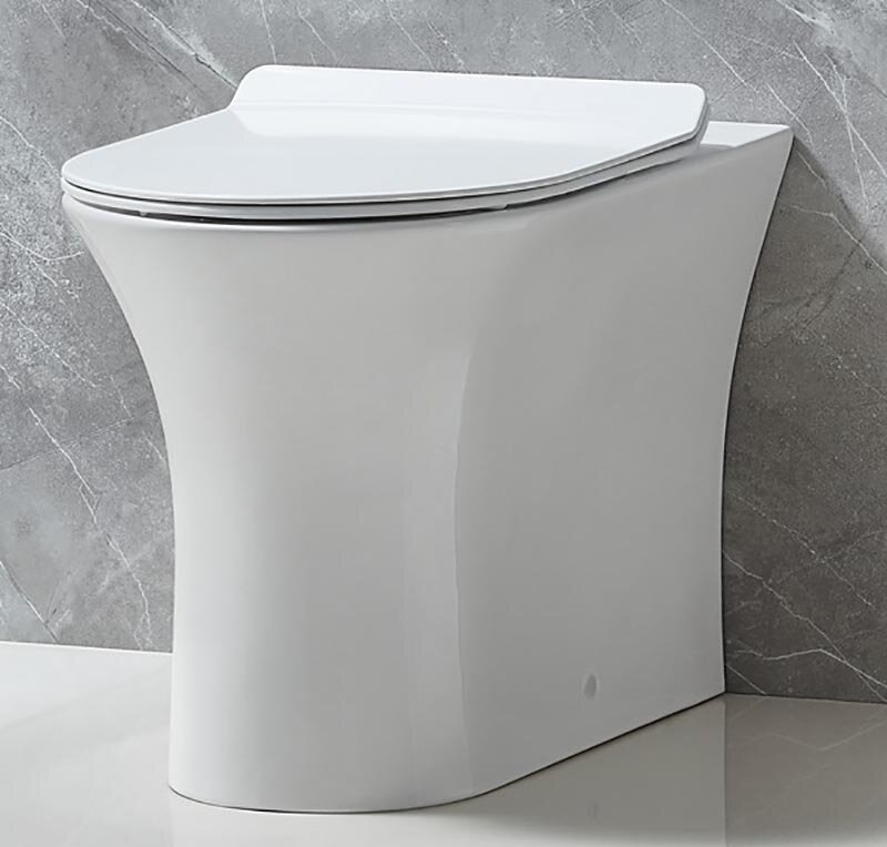 Изображение товара BelBagno ANCONA BB1224CBR-P приставной безободковый унитаз белый