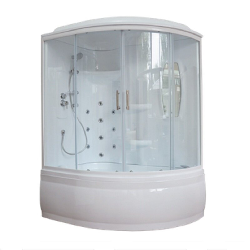 Изображение товара Душевой бокс Royal Bath 170x100 RB170ALP-T-L/R с гидромассажем и крышей Изображение товара Душевой бокс Royal Bath 170x100 RB170ALP-T-L/R с гидромассажем и крышей