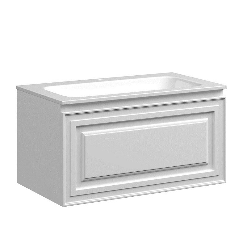 Изображение товара Подвесная тумба под раковину Sancos Very VR80W 80 см белая матовая