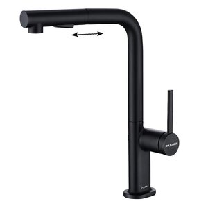 Изображение товара Смеситель Paulmark Neo Ne214419-AN, для кухонной мойки, цвет антрацит 