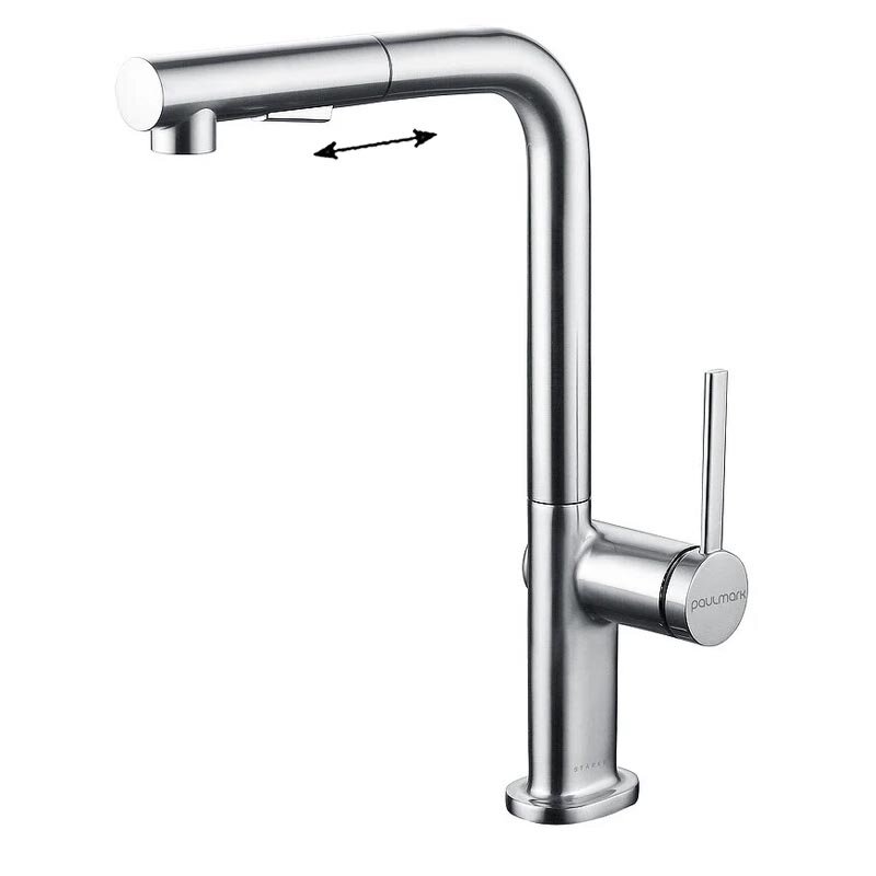 Изображение товара Смеситель Paulmark Neo для кухонной мойки с поворотным изливом