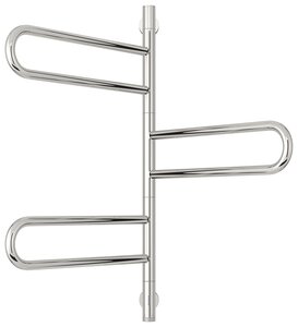 Изображение товара Полотенцесушитель электрический Сунержа Парео 4.0, ширина 55 см высота 80 см, 3 поворотные секции, хром, 00-0823-0773