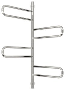 Изображение товара Полотенцесушитель электрический Сунержа Парео 4.0, ширина 55 см высота 100 см, 4 поворотные секции, хром, 00-0823-0978