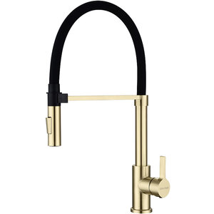 Изображение товара Смеситель Paulmark Halt Ha214021-LG для кухонной мойки, цвет светлое золото